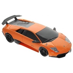 MASINA CU TELECOMANDA LAMBORGHINI MURCIELAGO LP670 PORTOCALIU CU SCARA 1 LA 24 - Img 3