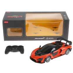 MASINA CU TELECOMANDA McLAREN SENNA PORTOCALIU CU SCARA 1 LA 18 - Img 2