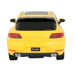 MASINA CU TELECOMANDA PORSCHE MACAN TURBO GALBEN CU SCARA 1 LA 24 - Img 3