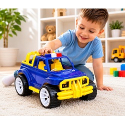 MASINA JEEP OFF ROADER ALBASTRU INCHIS 39CM - Img 4