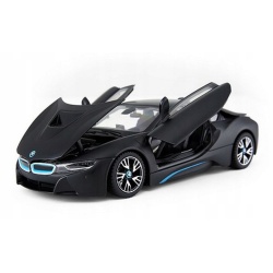 MASINUTA METALICA BMW I8 NEGRU SCARA 1 LA 24 - Img 3