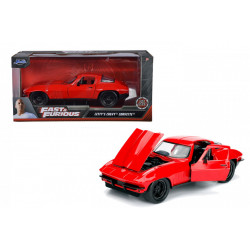 MASINUTA METALICA FAST AND FURIOUS 1966 CHEVY CORVETTE SCARA 1 LA 24 - Img 1