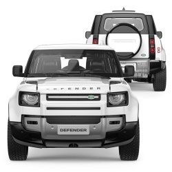 MASINUTA METALICA LAND ROVER DEFENDER 90 ALB SCARA 1 LA 24 - Img 3