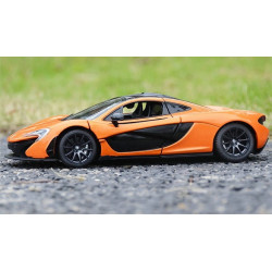 MASINUTA METALICA McLAREN P1 PORTOCALIU SCARA 1 LA 24 - Img 7