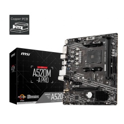 MB AMD MSI AM4 A520M-A PRO - Img 3