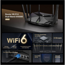 MERCUSYS MR90X AX6000 WIFI 6 ROUTER - Img 3