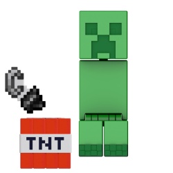 MINECRAFT CRAFT A BLOCK FIGURINA CREEPER 8CM - Img 6
