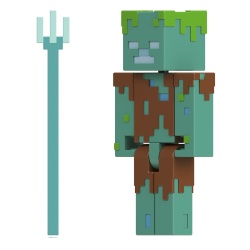 MINECRAFT CRAFT A BLOCK FIGURINA DROWNED 8CM - Img 4