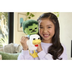 MINECRAFT FIGURINA DE PLUS CHICKEN JOCKEY 20CM - Img 3
