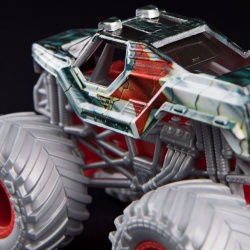 MONSTER JAM MARVEL CAMION GIGANT WINTER SOLDIER SCARA 1 LA 64 - Img 6