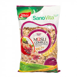 MUSLI COMPLEX CU STAFIDE 500GR