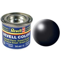 Negru mat matasos RAL 9005, vopsea email 14 ml