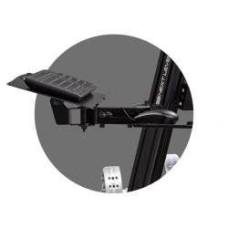 Next Level GTElite Keyboard and Mouse Tray- Black