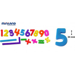 Numere magnetice Miniland 162 buc - Img 1