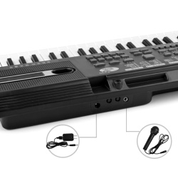 Orga electronica cu 61 de clape si microfon pentru copii (Keyboard, Pian electronic) - Img 5