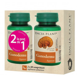 PACHET GANODERMA 60cpr 1+1 (cadou) DACIA PLANT