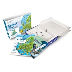Pachet Raspundel Istetel, creion si carte Atlasul lumii - Img 2