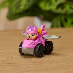 PATRULA CATELUSILOR FILMUL CU DINOZAURI PUP SQUAD RACERS VEHICUL CU FIGURINA SKYE 6.5CM - Img 6