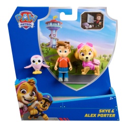 PATRULA CATELUSILOR SET 3 FIGURINE SKYE SI ALEX PORTER - Img 1