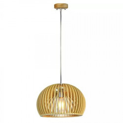 Pendul tavan din lemn e27 max 60w d33 x 22cm