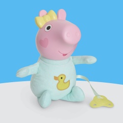 PEPPA PIG SET DE JOACA OINKS AND SNUGGLES PAPUSA EVIE INTERACTIVA CU ACCESORII - Img 6