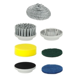 Perie electrica "5-in-1" cu 5 accesorii de curatare pentru baie, podea, rosturi faianta, piscina, cu afisaj cu LED si incarcare USB - Img 15