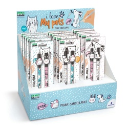 Pix care se sterge cu capac, My Pets, 4 modele (18 buc display si 2 buc blister) - Img 1