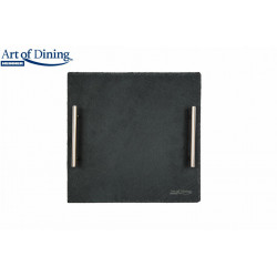 PLATOU ARDEZIE,PATR. MANERE INOX 30X30CM - Img 2
