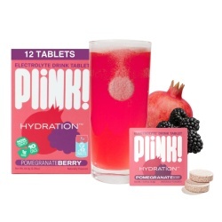 Plink! Electrolyte Drink Tablets Pomegranate Berry Flavor, Electroliti Cu Aroma De Rodie, 12 Tb - Img 2