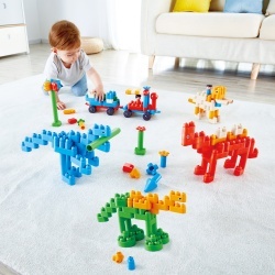 PolyM - Kit de jucarie Paradisul dinozaurilor (200 piese) - Img 2