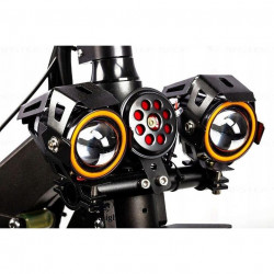 Proiector LED cu Lupa, Angel Eye ALB si Devil Eye RED, alimentare 12V, pentru Off-Road, ATV, SSV, UTV - Img 8