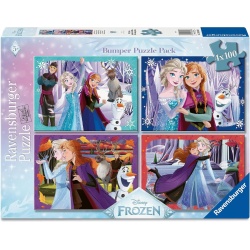 PUZZLE DISNEY FROZEN 4X100