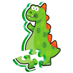 PUZZLE MAXI, 10 PIESE- VERDE - Img 3