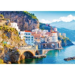 PUZZLE TREFL 1000 PREMIUM PLUS PHOTO ODYSSEY AMALFI ITALIA - Img 2