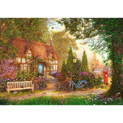 PUZZLE TREFL 1000 PREMIUM PLUS TEA TIME CABANA CU STUF - Img 2