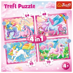 PUZZLE TREFL 4IN1 PATRULA UNICORNI SI MAGIE - Img 6