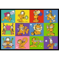 PUZZLE TREFL 4X250 LUI GARFIELD NU II PLACE ZIUA DE LUNI - Img 4