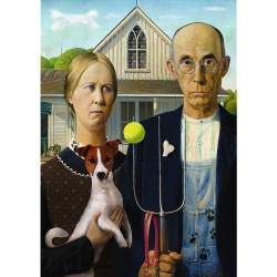 PUZZLE TREFL 500 AMERICAN GOTHIC - Img 2