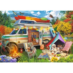 PUZZLE TREFL 500 PREMIUM PLUS TEA TIME CAMPIONATUL EUROPEAN RULOTA - Img 2