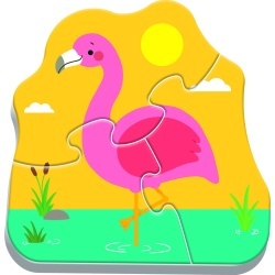 PUZZLE TREFL BABY CLASIC ANIMALE SAFARI 8 PIESE - Img 6