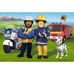 PUZZLE TREFL PRIMO 24 SUPER MAXI POMPIERUL SAM ECHIPA POMPIERILOR - Img 2