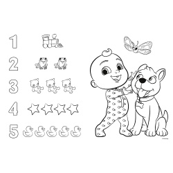 PUZZLE TREFL PRIMO SUPER GIANT 15 COCOMELON - Img 3