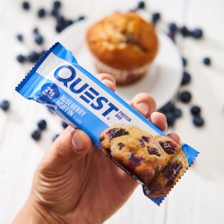 Quest Protein Bar, Baton Proteic, Cu Aroma De Briose Cu Afine, 60g - Img 4