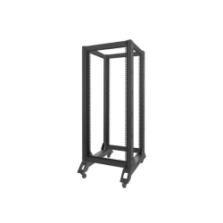 Rack deschis 19" 27U, 600x800, negru V2