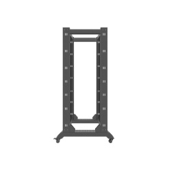 Rack deschis 19" 32U, 600x800, negru V2