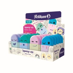 RADIERA SQUEEZY YOU MOTIVE ASORTATE PASTEL DISPLAY