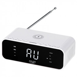 RADIO CU CEAS INCARCARE WIRELESS AD 1192 ALB ADLER - Img 2