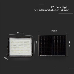 REFLECTOR CU INCARCARE SOLARA 20W 1800LM 6400K - NEGRU - Img 10