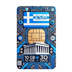 Roaming eSIM 10GB date, eSIM de Mare Viteza pana la 5G, valabil 30 zile din momentul activarii, Grecia