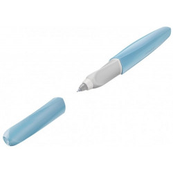 ROLLER TWIST ECO, GRIP ERGONOMIC, AMBIDEXTRU, 1 REZERVA ALBASTRA INCLUSA, CULOARE ALBASTRU DESCHIS, IN CUTIE DE CARTON